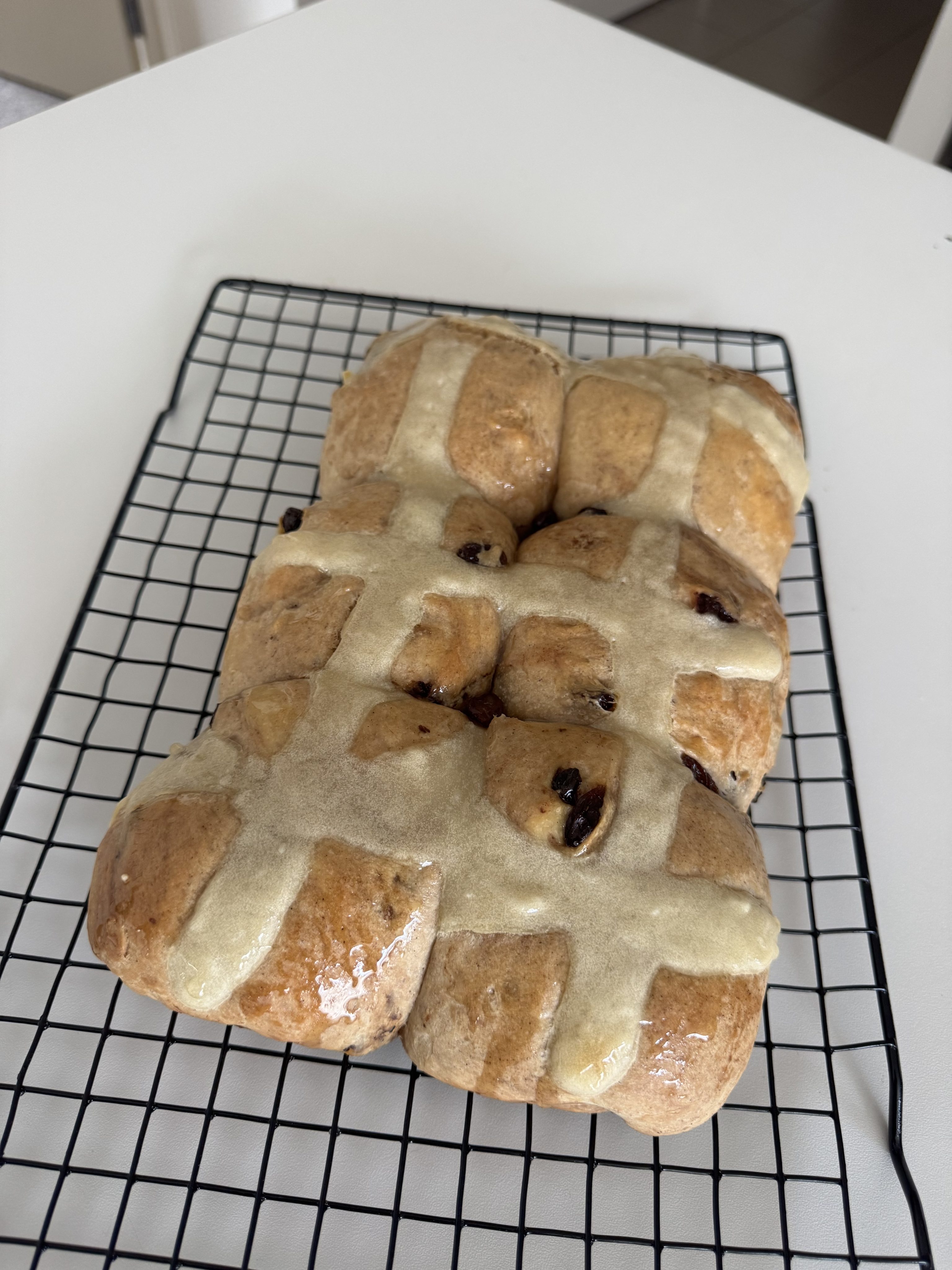 Sourdough Hot Cross Buns
